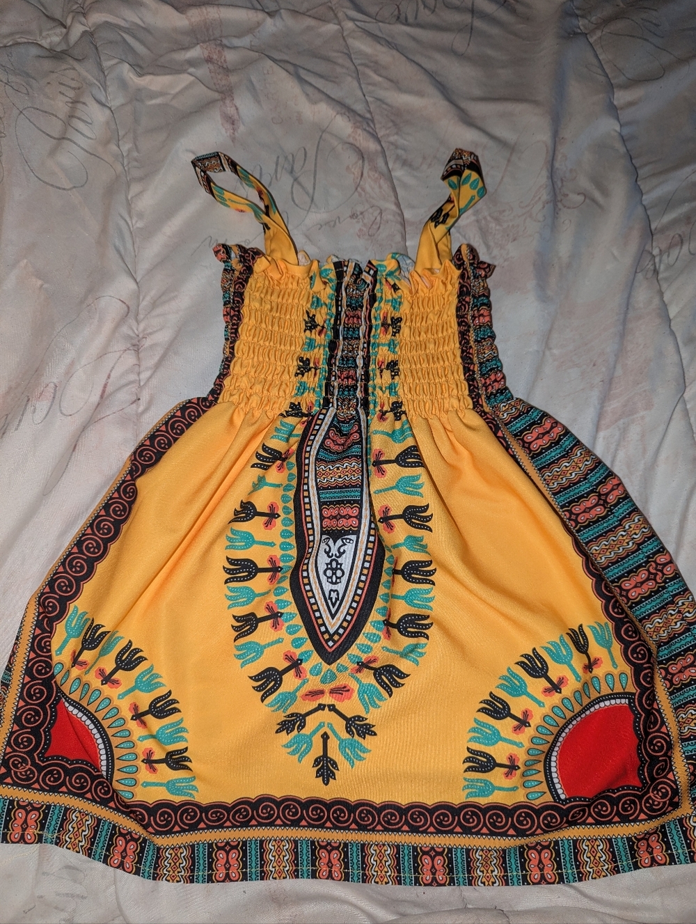 Girls Summer Sundress Strap Silky Soft Sz 6/8 Perfect Condition